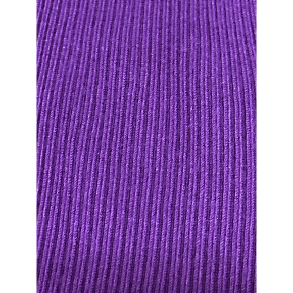 7Th Avenue Design Studio XS Purple Puff Flutter Sleeve Blouse Keyhole Cutout - Picture 14 of 15